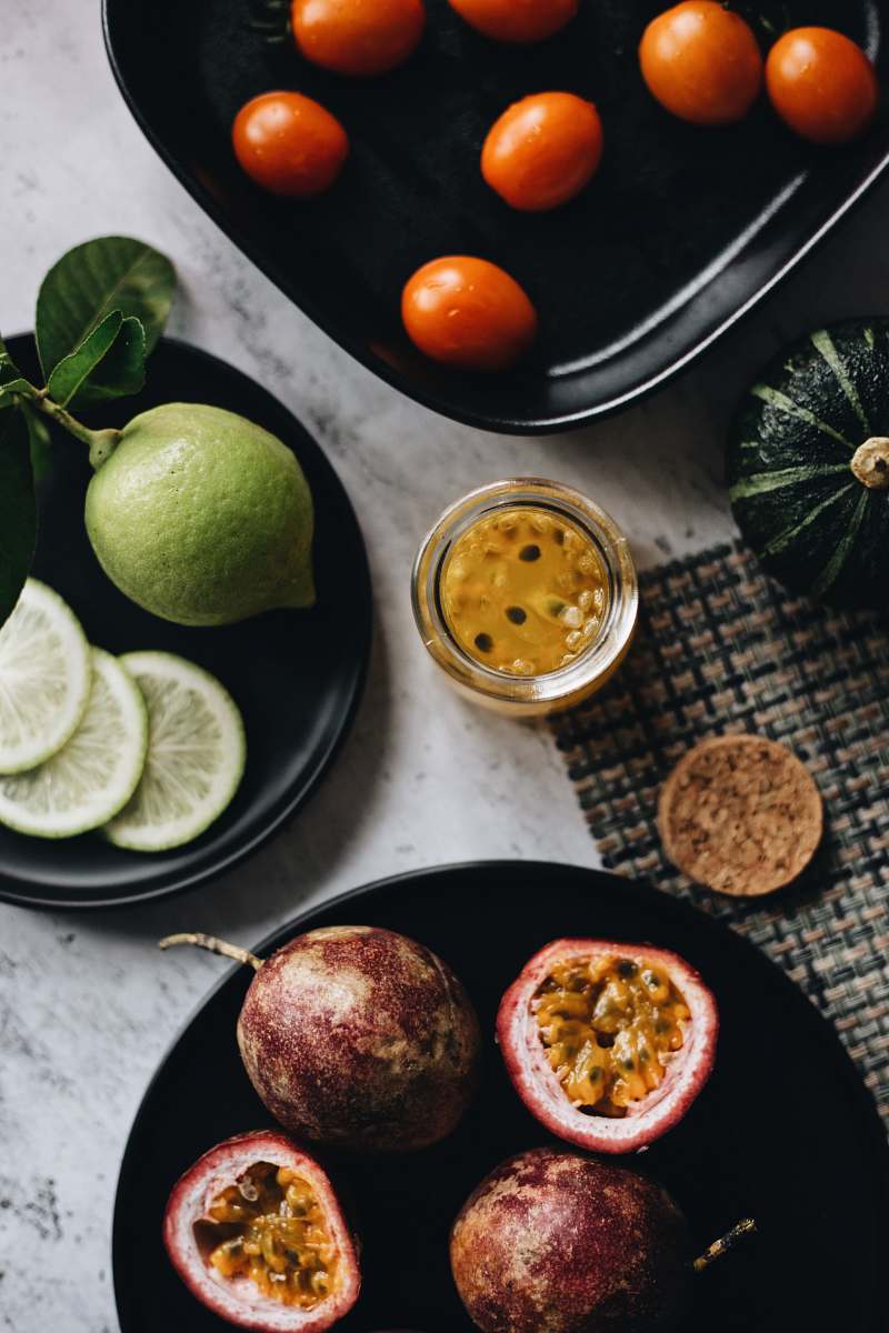 food fruits in dish plant